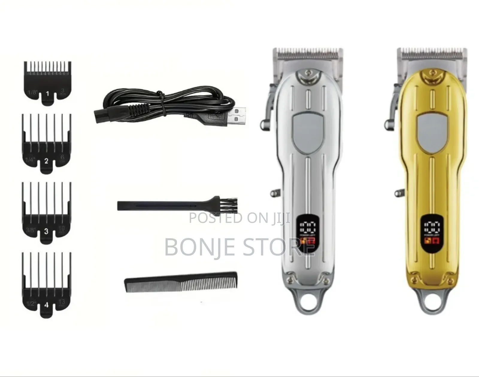 Rechargeable Clipper With LCD Display Powerful Precision Tool