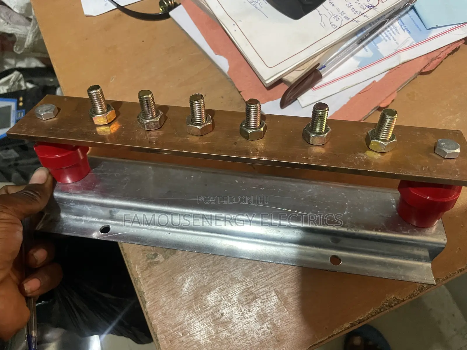 Copper Earth Bus Bar Equalizer