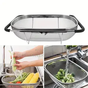 Stainless Steel Over the Sink Strainer/Drainer Basket