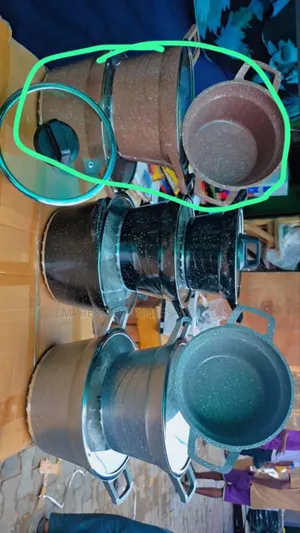 6 Pieces Granite Cooking Pots