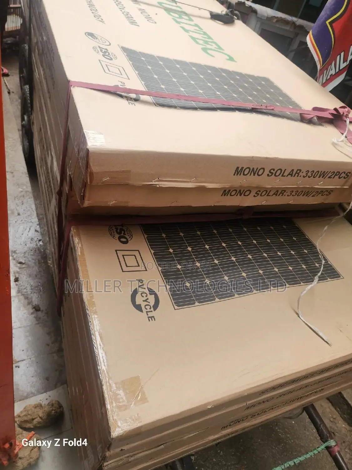 Rubitec 330w Mono Solar Panel Supplied