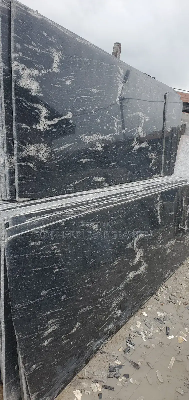 Black Forest Granite Slab for Staircase