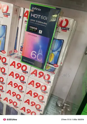 New Infinix Hot 60i 128 GB Blue