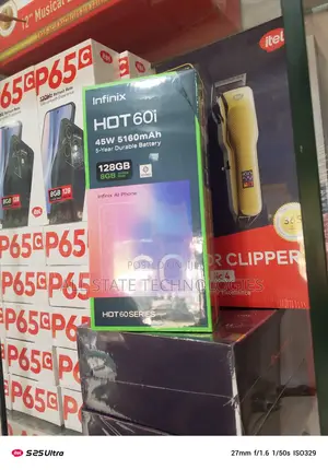 New Infinix Hot 60i 128 GB Black