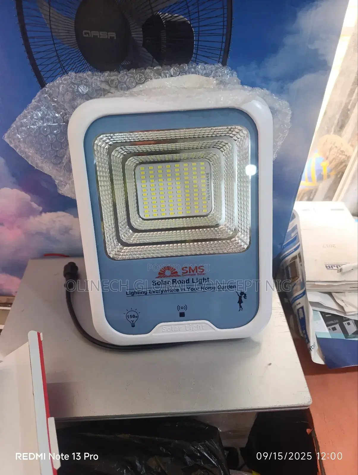 150 W Sms Solar Flood Light