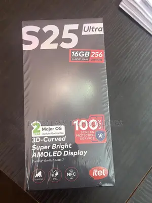 New Itel S25 Ultra 256 GB Black