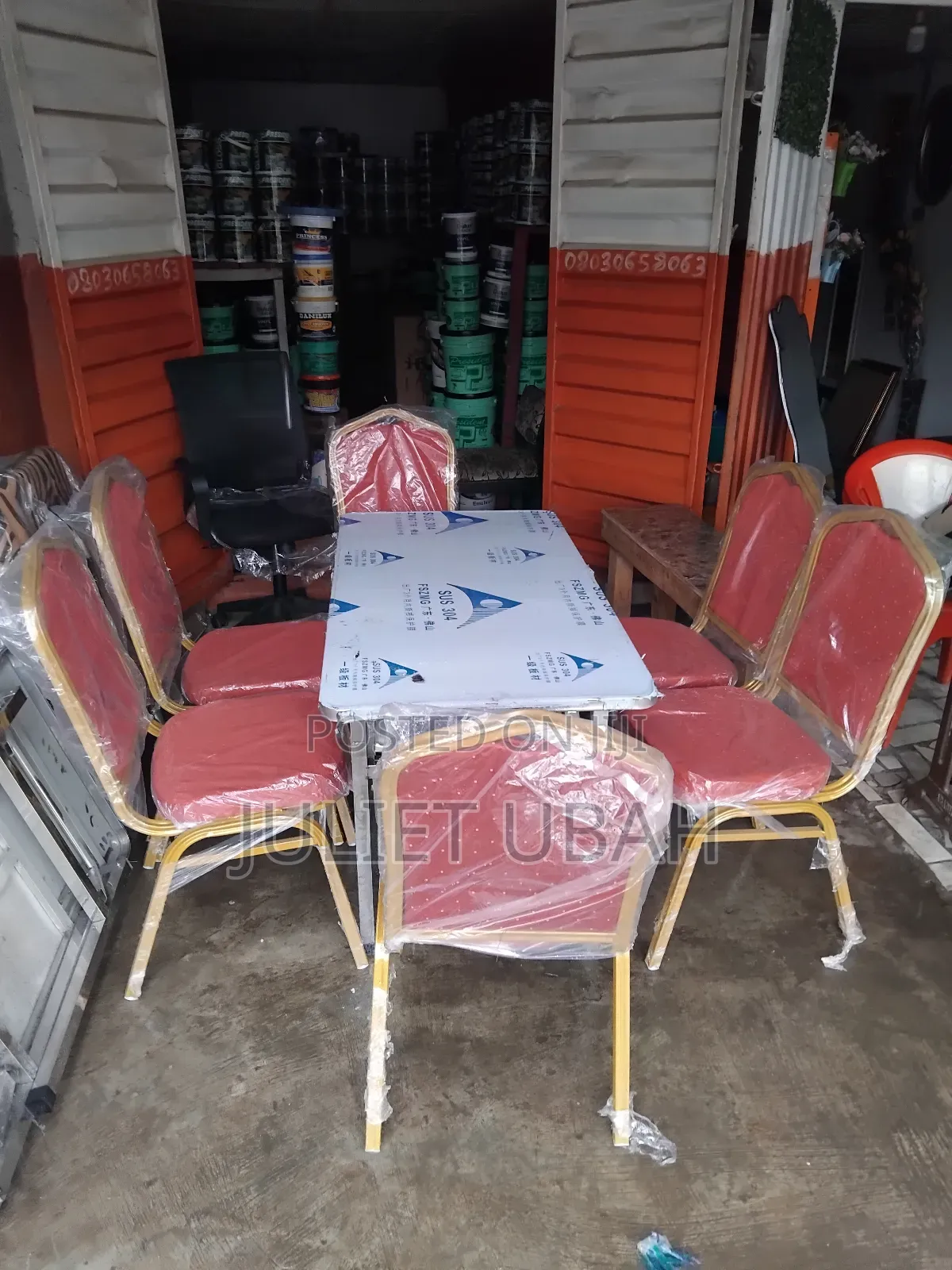Foldable Stainless Rectangular Table