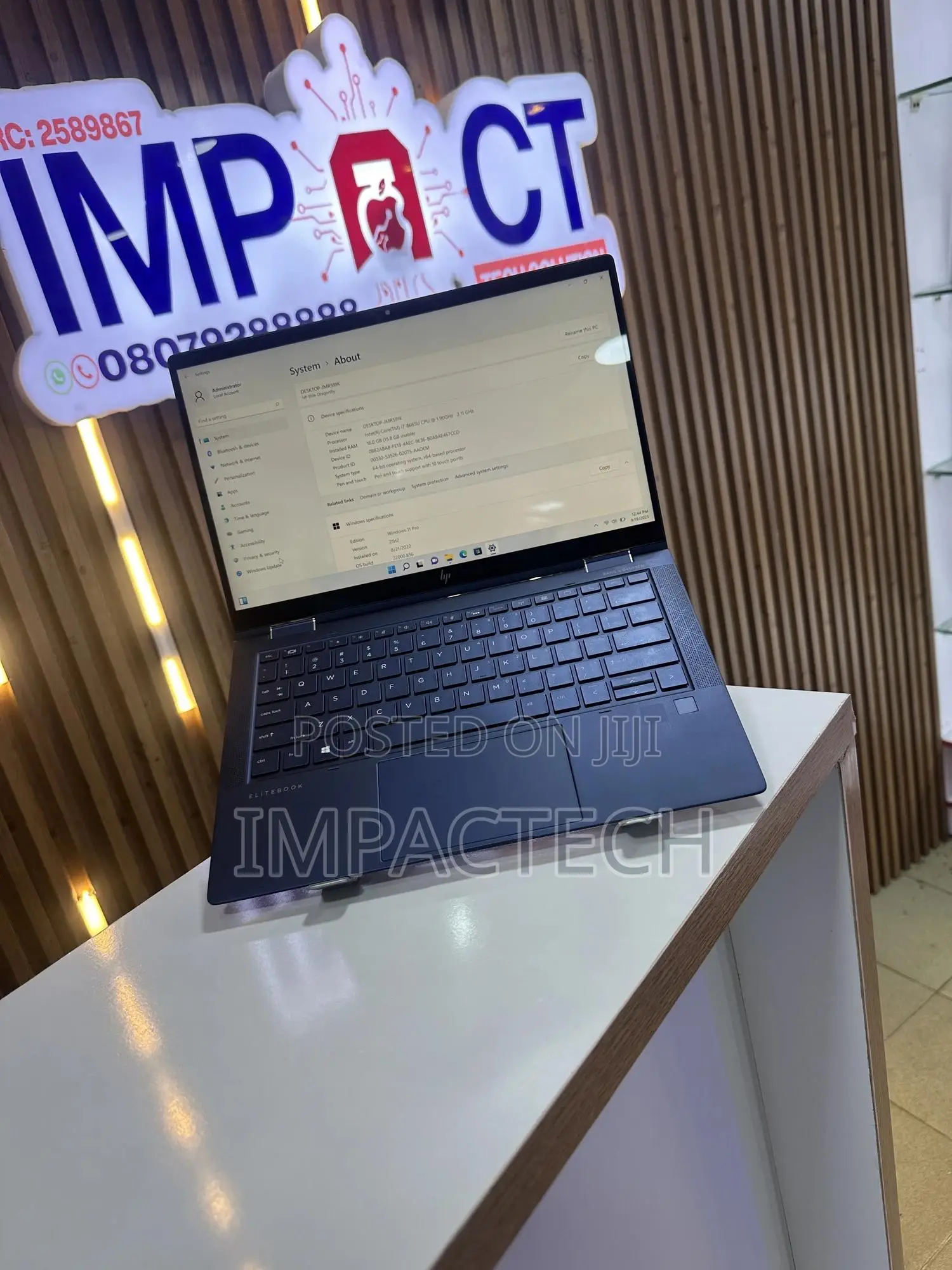 Laptop HP Dragonfly G1 16GB Intel Core I7 SSD 512GB