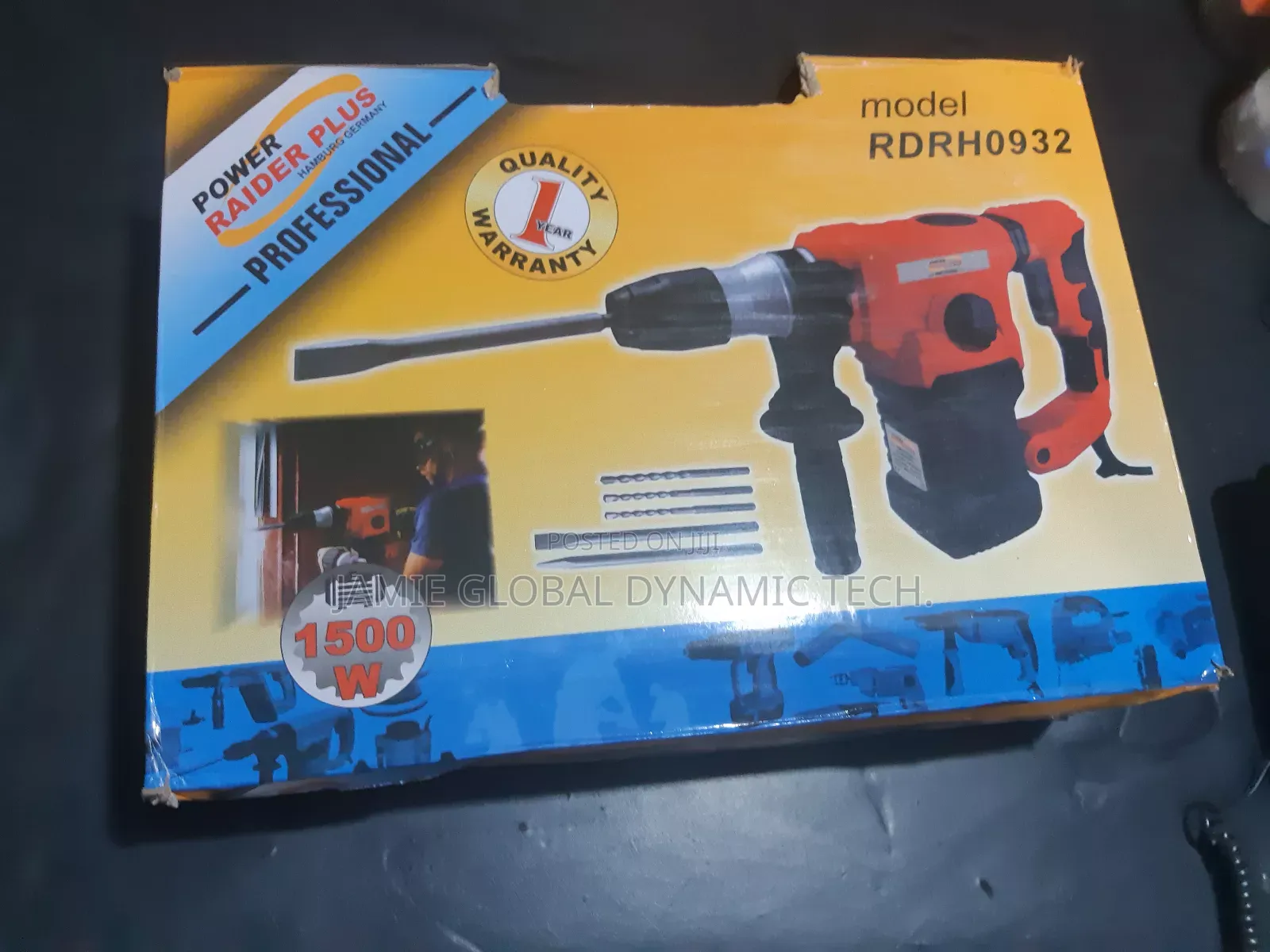 Raider Rotary Hammer 1500watts
