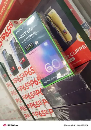 New Infinix Hot 60i 128 GB Black