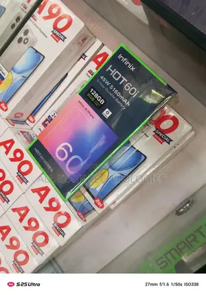 New Infinix Hot 60i 128 GB Black
