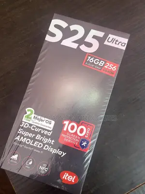 New Itel S25 Ultra 256 GB Black