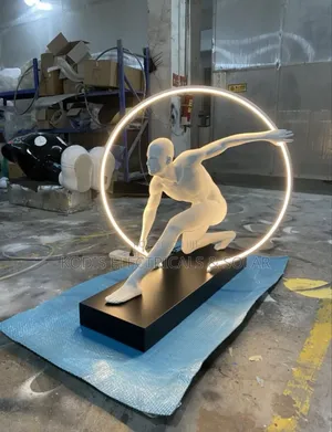 Human Creature Floor Lamp Led Lighting With 3 Lighting Colour Display