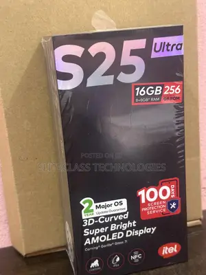 New Itel S25 Ultra 256 GB Black