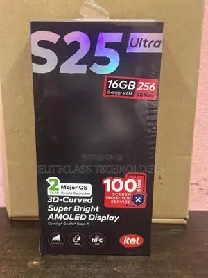 New Itel S25 Ultra 256 GB Black