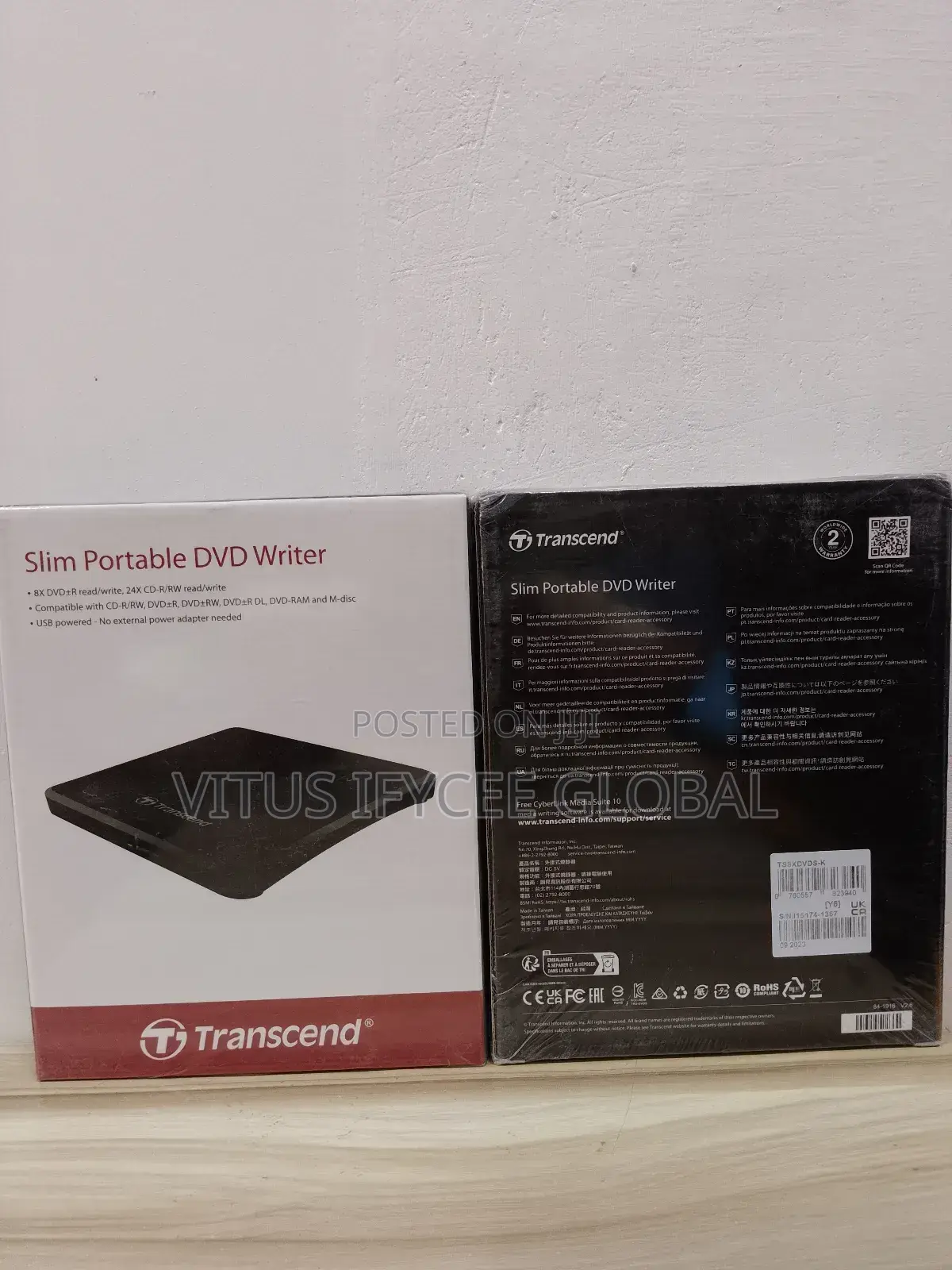 Transcend Slim Portable DVD Writer