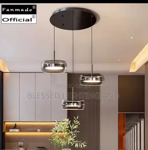 3in1 Round Based Nordic Glass Kitchen, Dinning, Balcony, Bar Chandelie