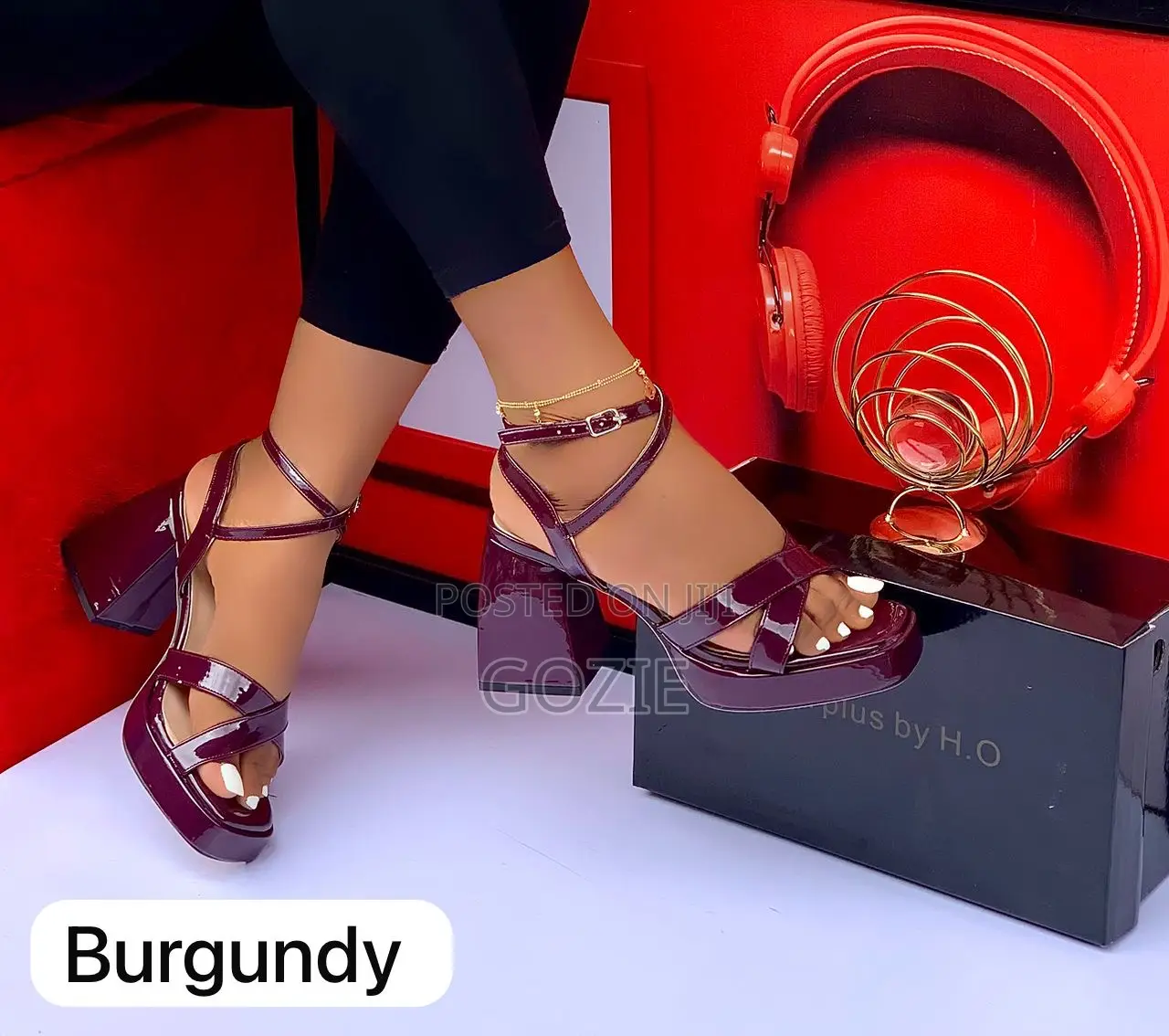 Platform Block Heel Sandals