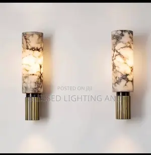Modern Natural Marble Wall Lamps for Living Room, Bedroom Bedside Vint