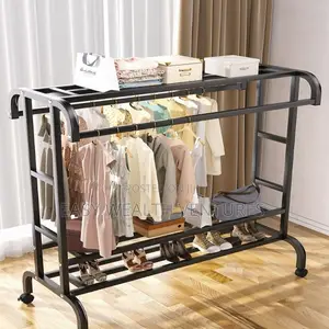 Holder for Cloths Double Pole Hanger