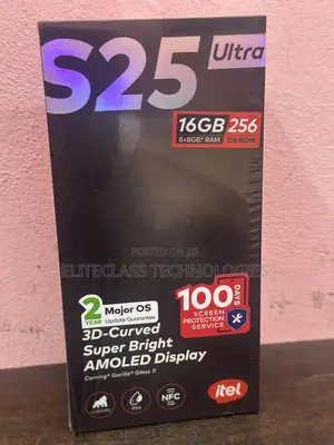New Itel S25 Ultra 256 GB Black