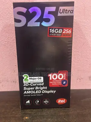 New Itel S25 Ultra 256 GB Black