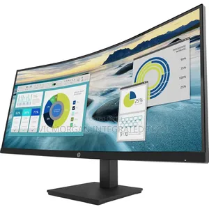 Hp P34hc G4 34" WQHD Curved Screen Edge Led LCD Monitor - Vertical