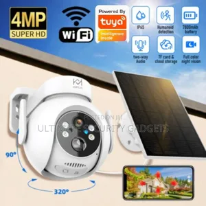 Wifi Tuya Smart Solar Powered Waterproof PTZ Speed Dome Camera