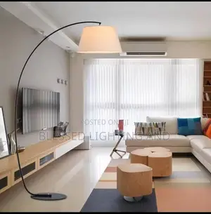 E27 Bulb Modern Metal Art Floor Lampshade 180cm Tall for Living Room