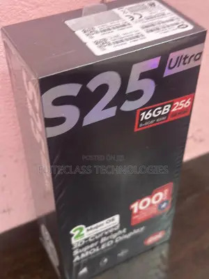 New Itel S25 Ultra 256 GB Black