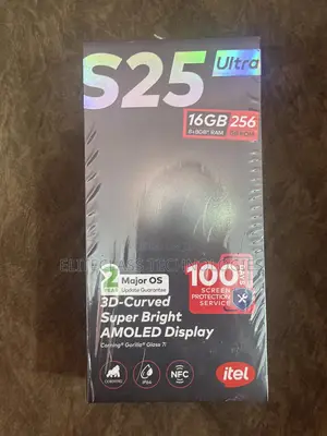 New Itel S25 Ultra 256 GB Black