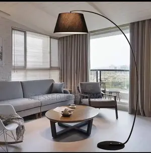 Size H1800mm Meta Art Floor Lampshade for Living Room, Hotel Lobby