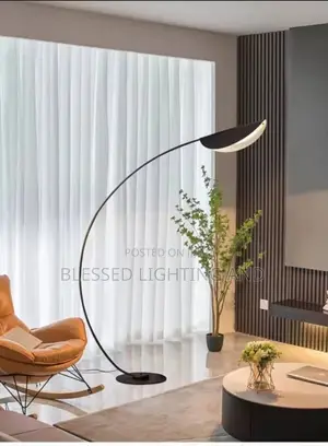 Size H1800mm Nordic Lotus Leaf Fishing Floor Lamp for Living Room