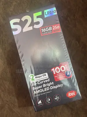 New Itel S25 Ultra 256 GB Black