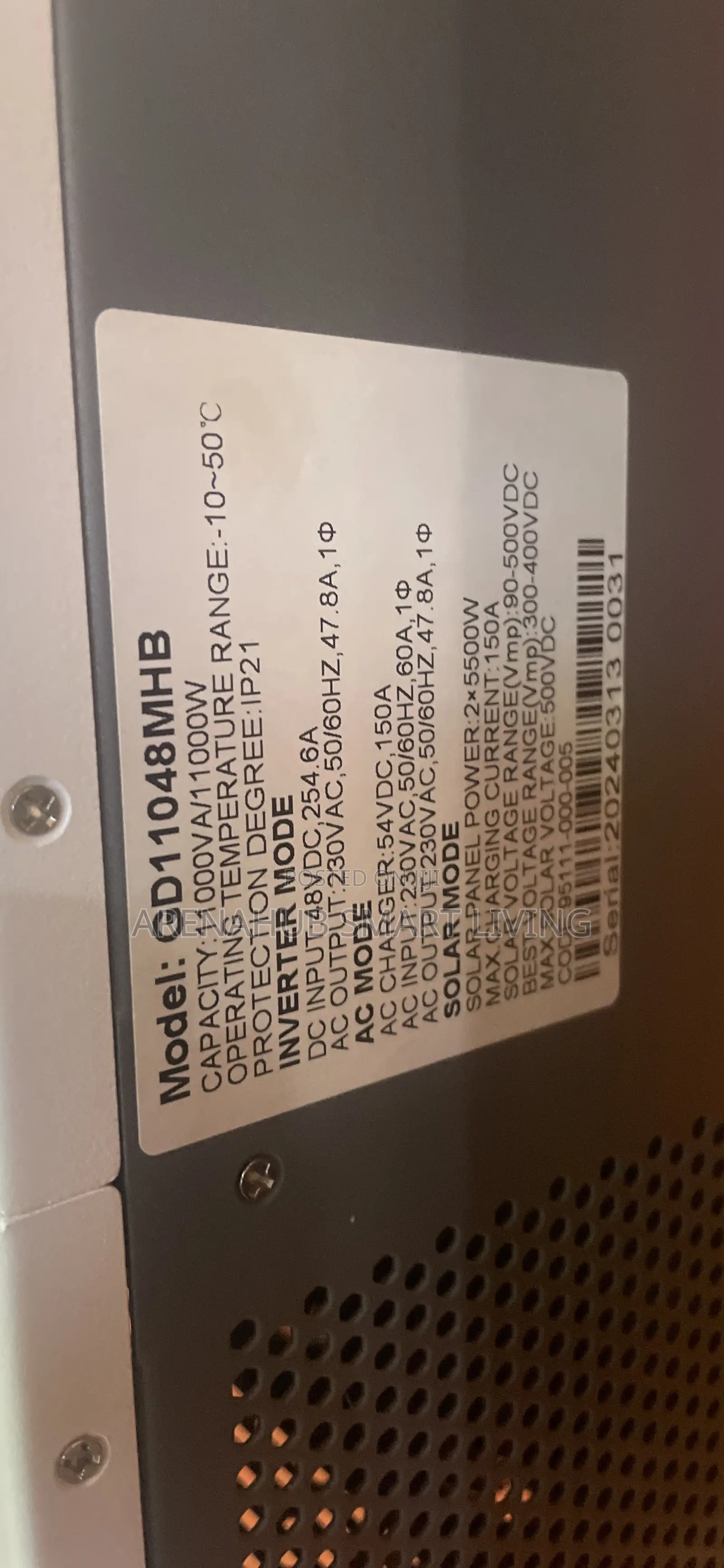 11kva Hybrid Inverter With 2 Mppt Controller