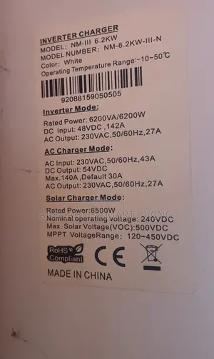 6.2kva 48v Solar Inverter