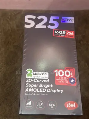 New Itel S25 Ultra 256 GB Black
