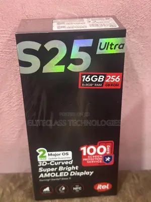 New Itel S25 Ultra 256 GB Black