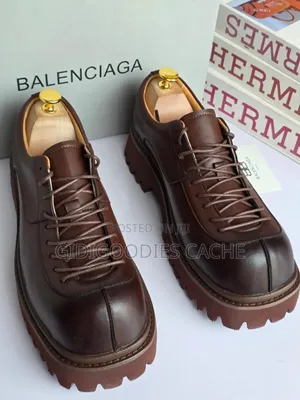 Luxury Brand Plain Lace-Up Shoes
