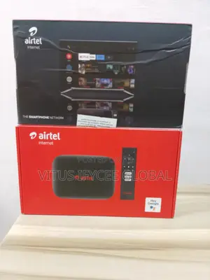 Airtel Android Smart Tv Box With Inbuilt Router, Android 12