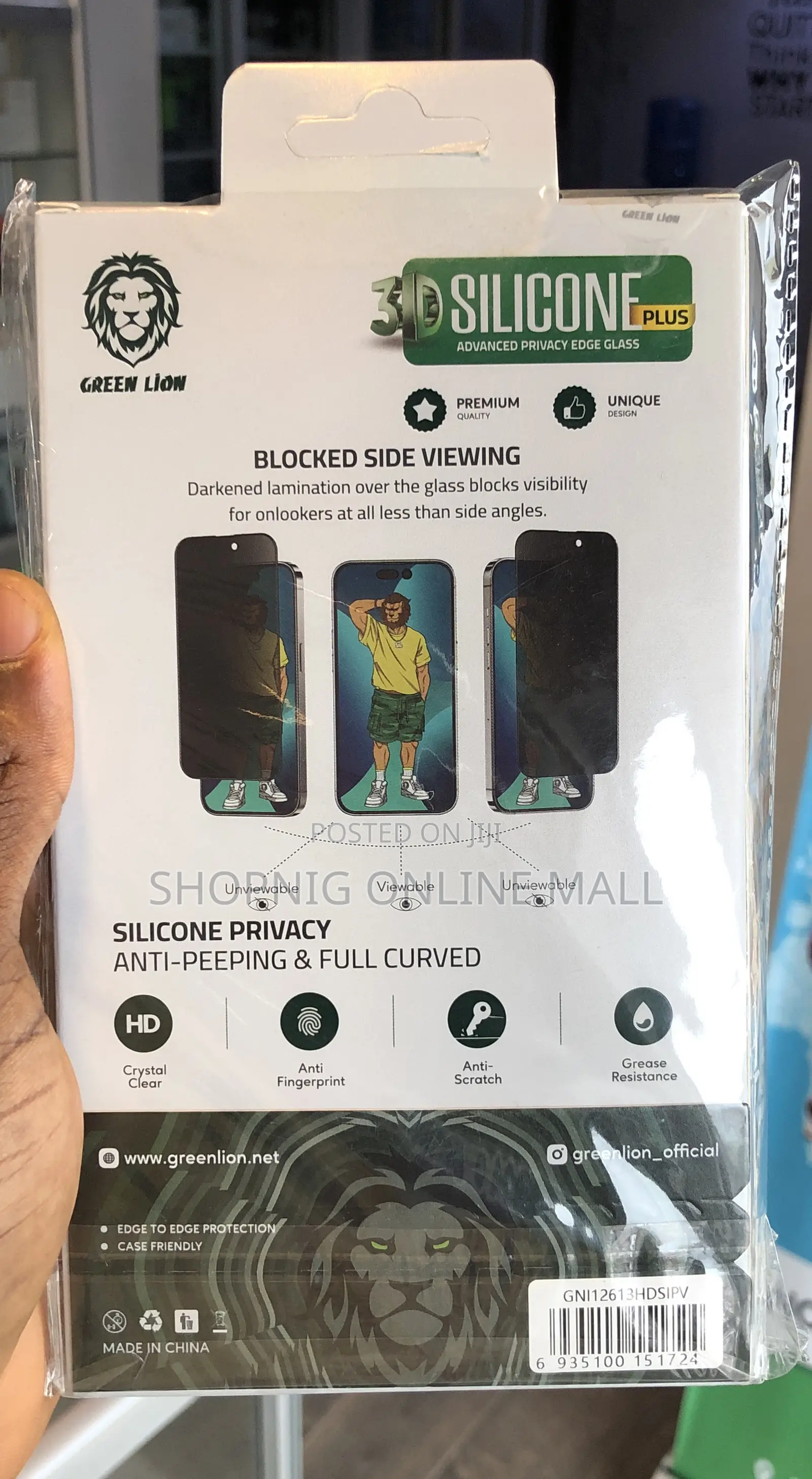 Green Premium Screenguard for iPhone 12/12pro