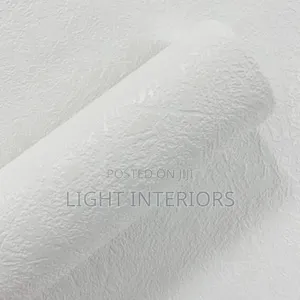 White Plain Paintable Wall Paper