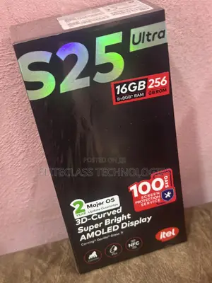 New Itel S25 Ultra 256 GB Black