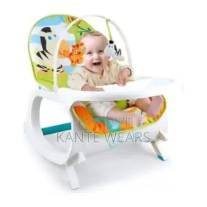 3 in 1 Baby to Toddler Rocker Chair With Removable W/Dinning Tray