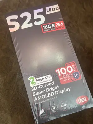 New Itel S25 Ultra 256 GB Black