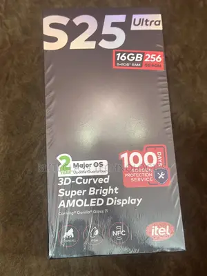 New Itel S25 Ultra 256 GB Black