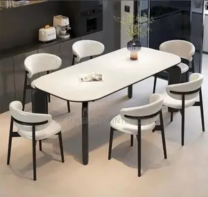 High Quality Dining Tables With Marble Top and 6 Chairs