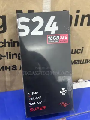 New Itel S24 256 GB Black