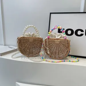 Woven Round Beach Bag