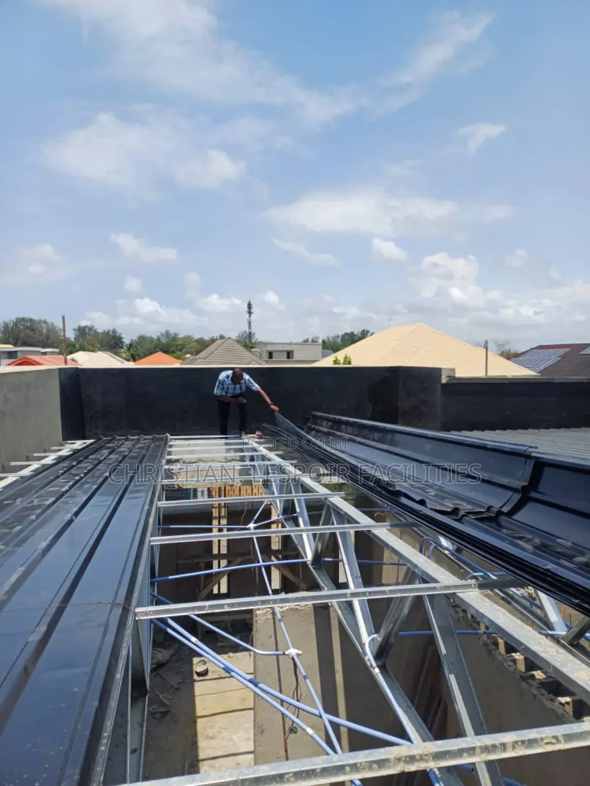 Roofing Structure Using Light Guage Steel